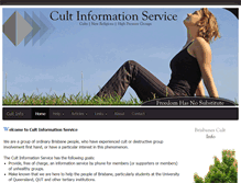 Tablet Screenshot of cultinfo.org.au